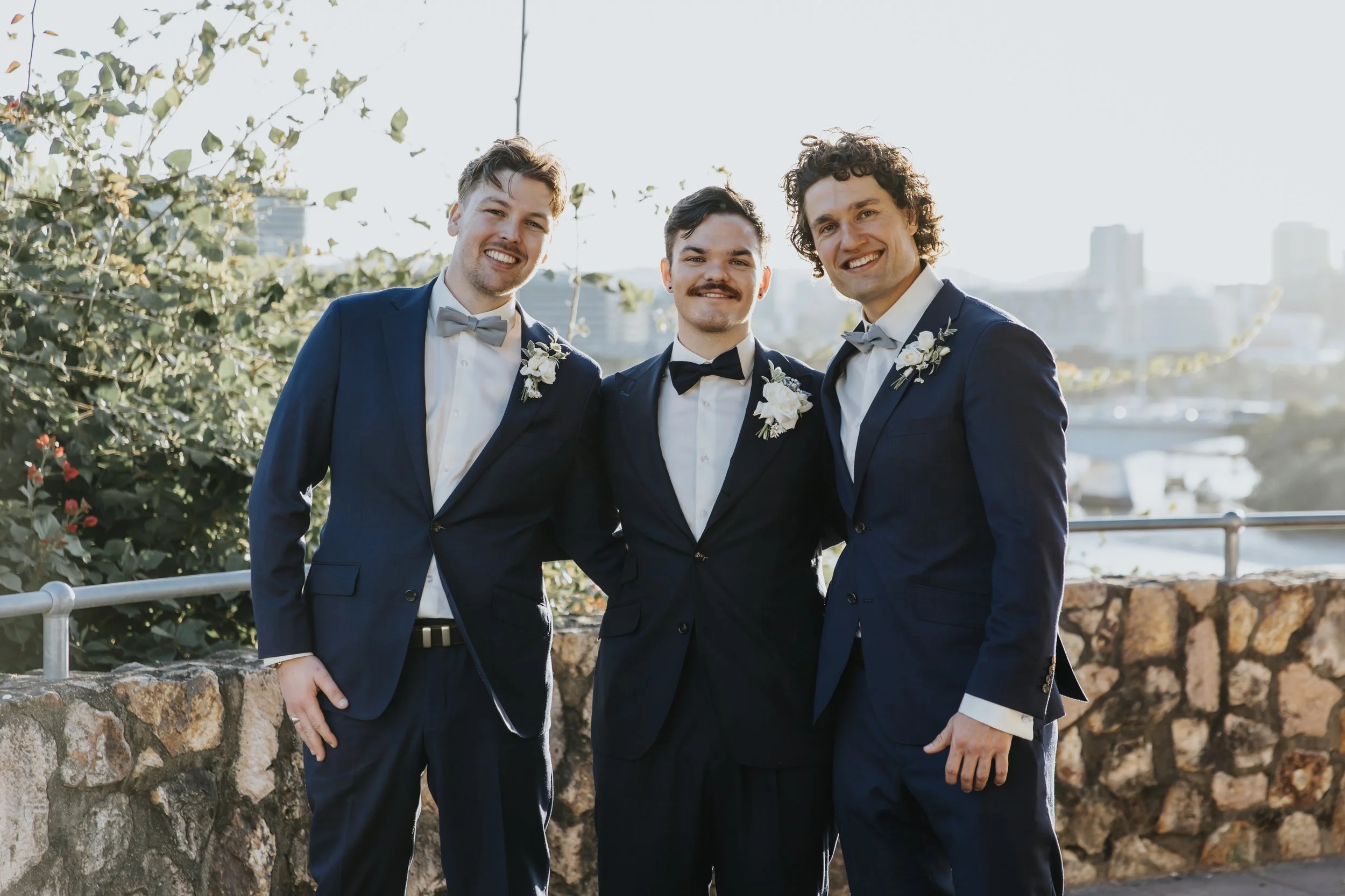 mens tailored wedding suit navy