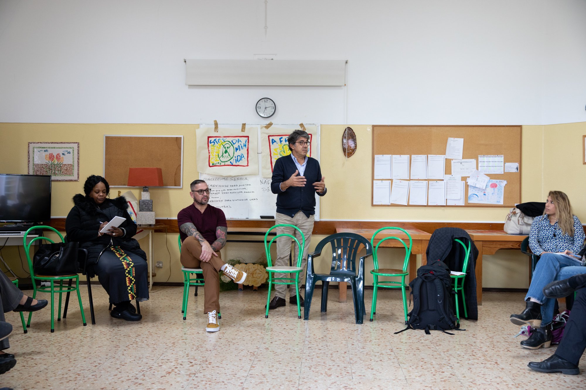  The delegation from Oregon visits Taipas Center in Lisbon, the first of its kind in Portugal. 30th of October 2023 