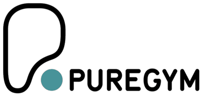 Puregy logo with a stylized head and question mark