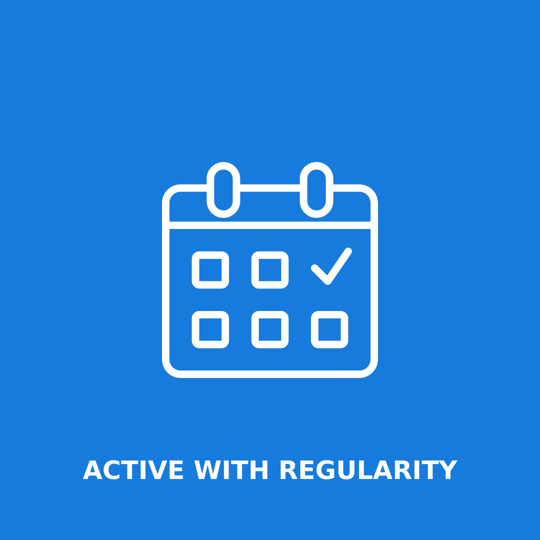 ACTIVE WITH REGULARITY