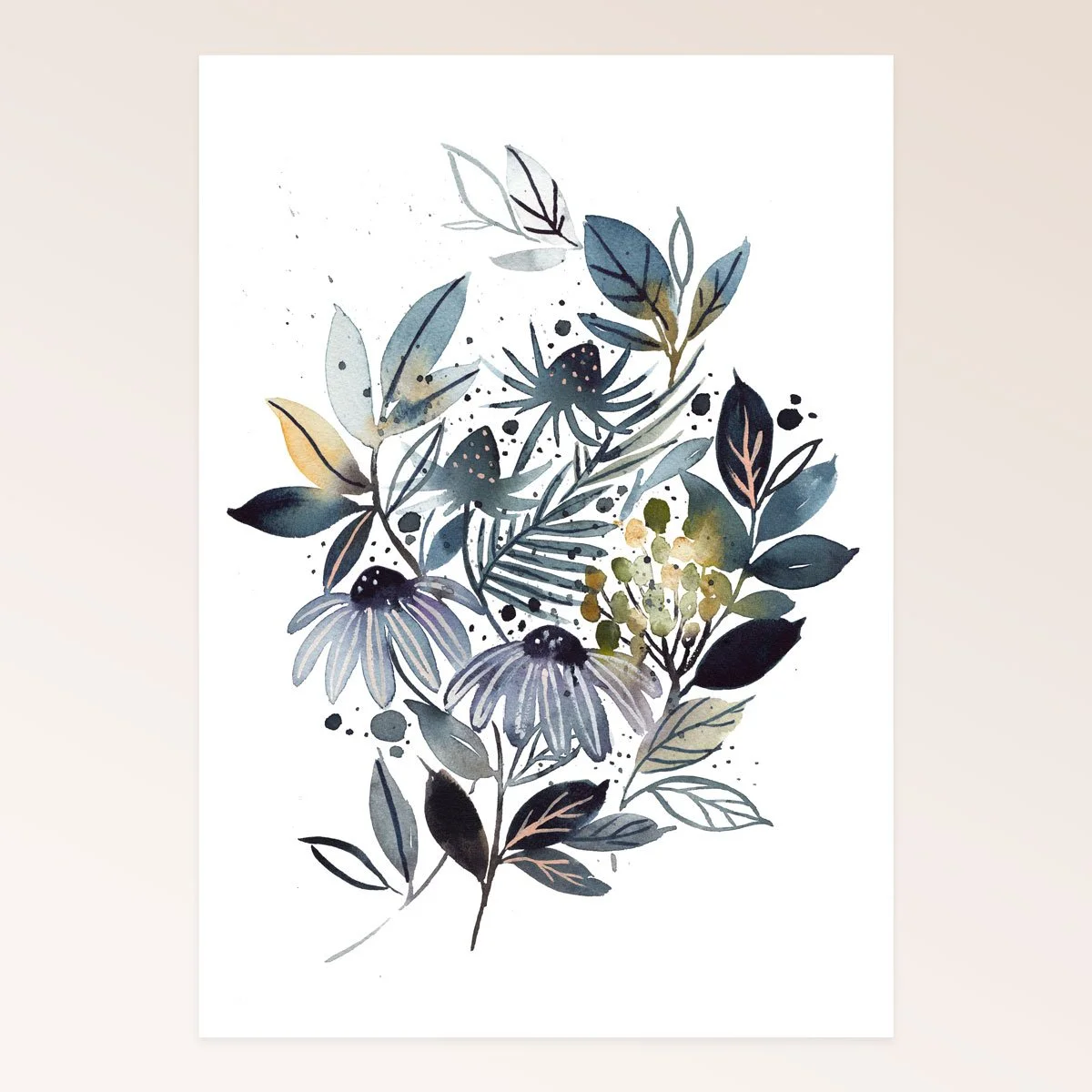 Indigo wildflowers