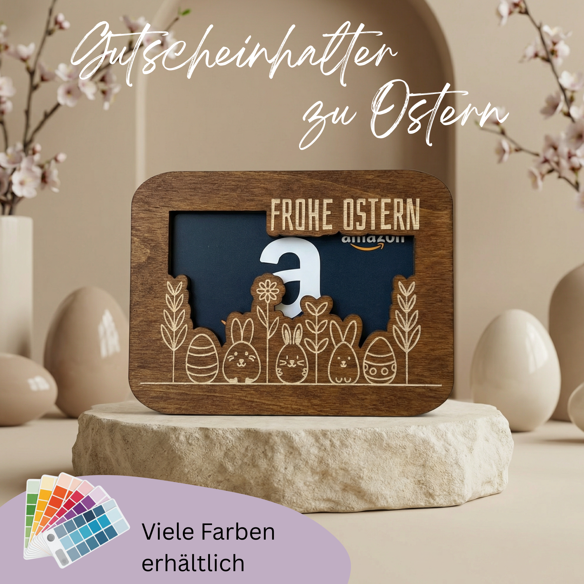 Holz Gutschein- Verpackung zu Ostern