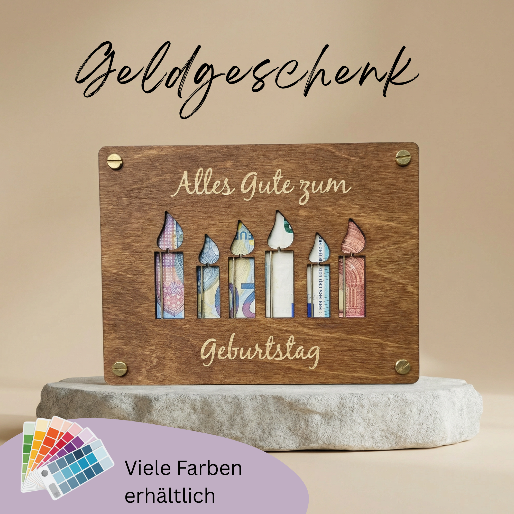 Personalisiertes Geldgeschenk - Alles Gute