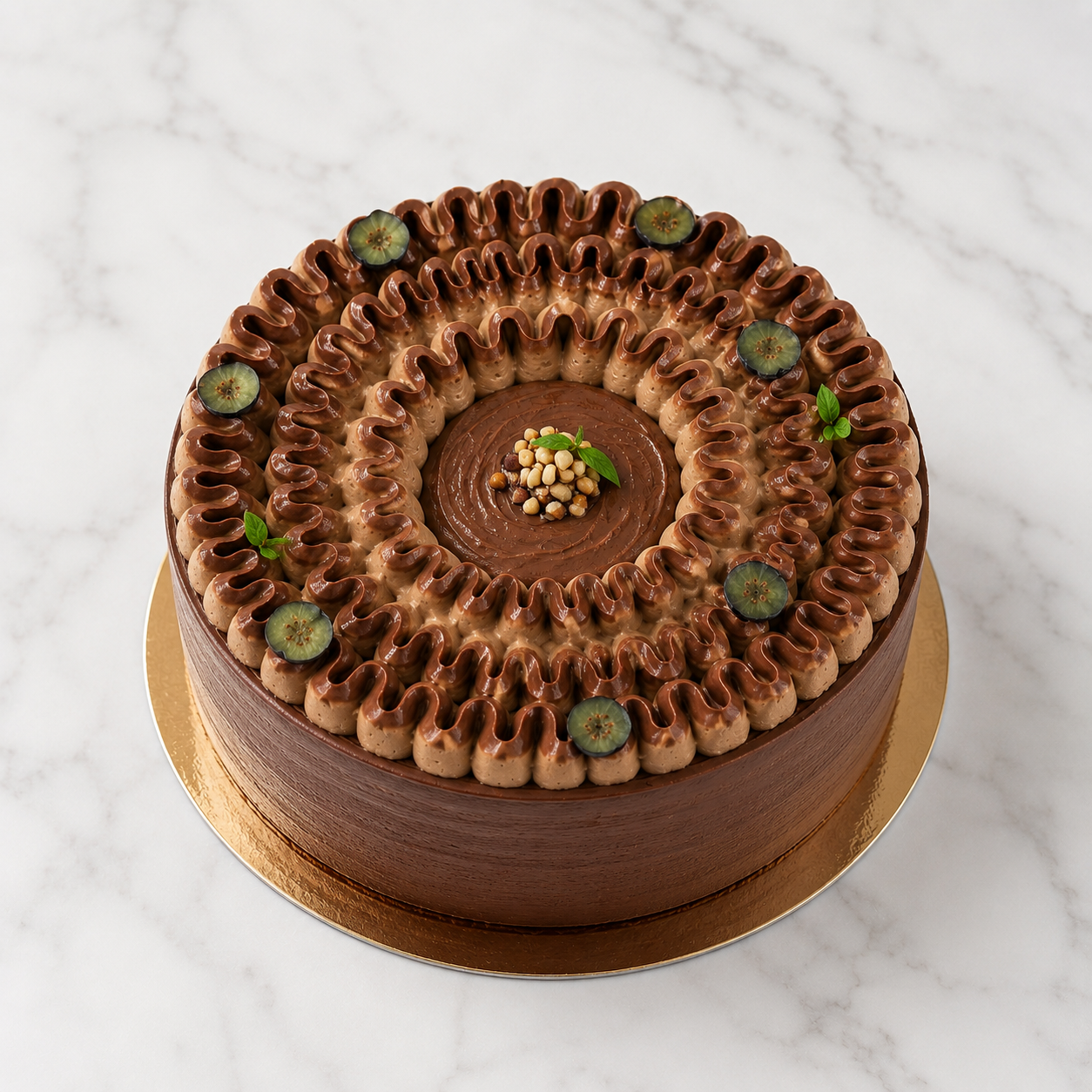 Gâteau intense chocolat noir