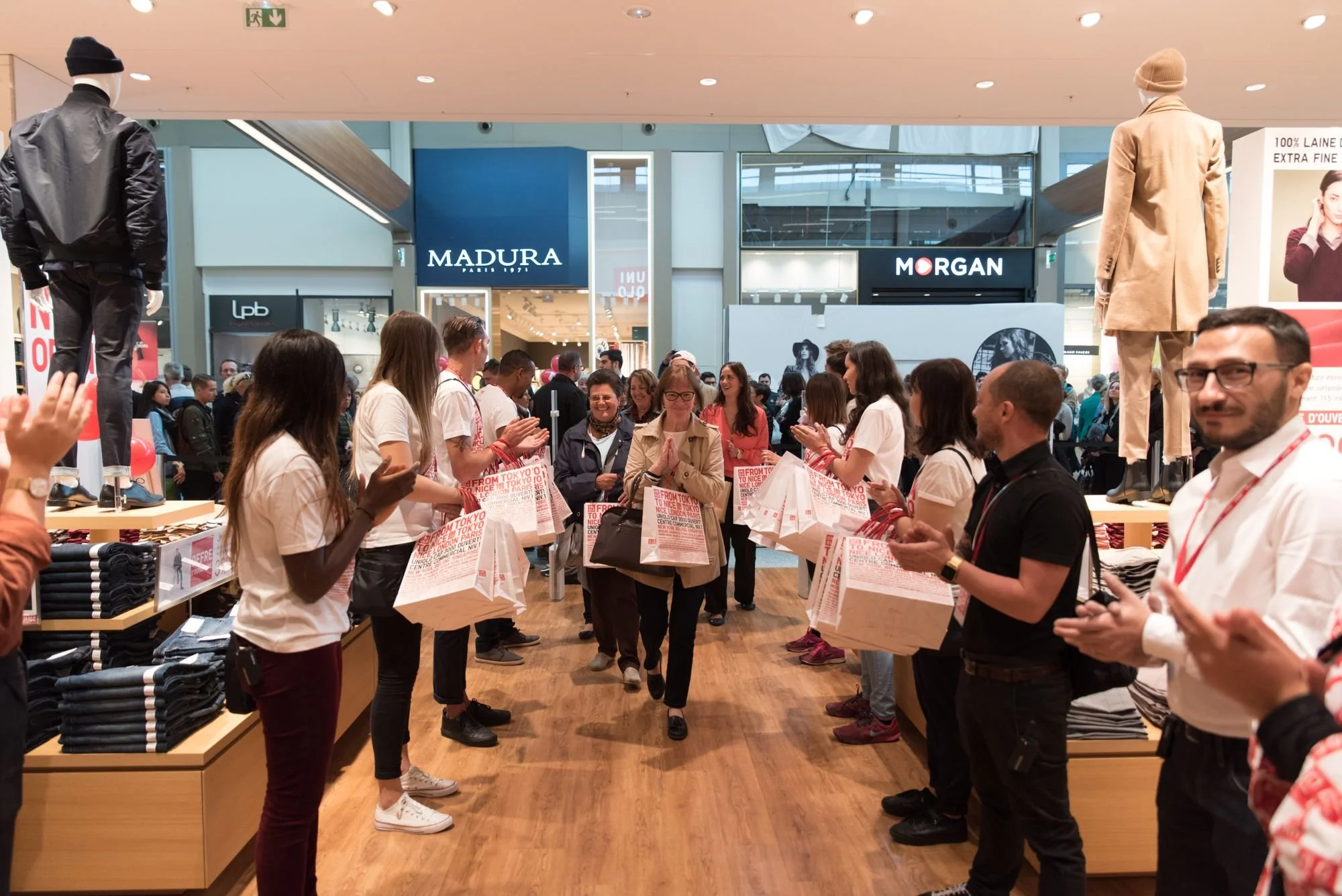 Inauguration UNICLO - CAP 3000  - Nice