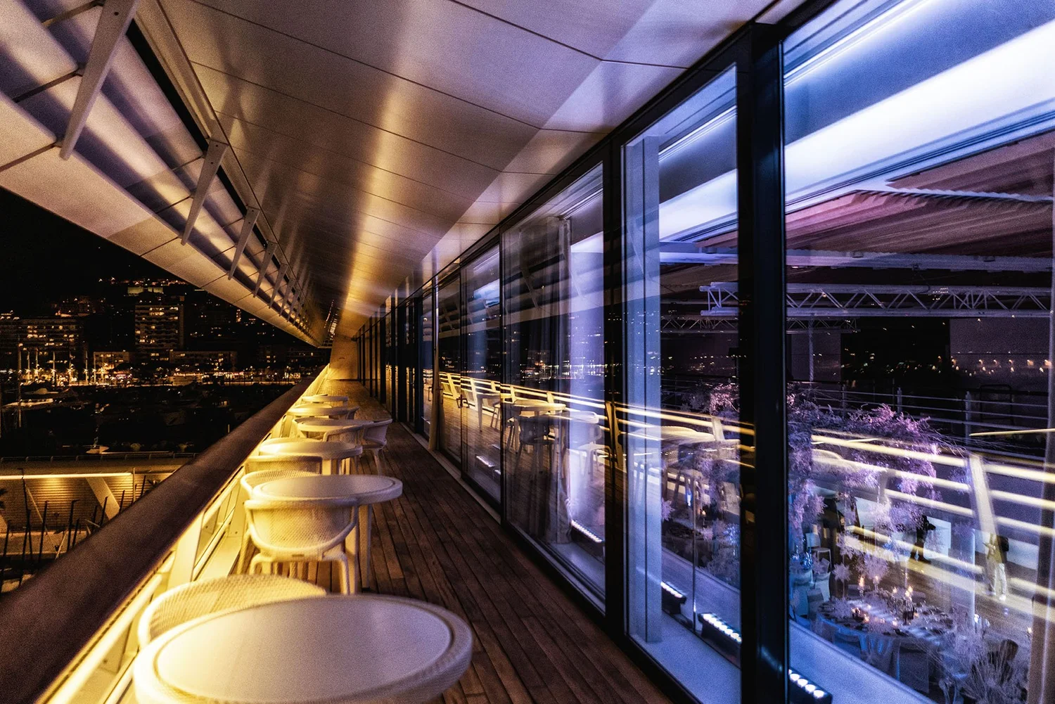 Hospitality environment at Yacht Club Monaco