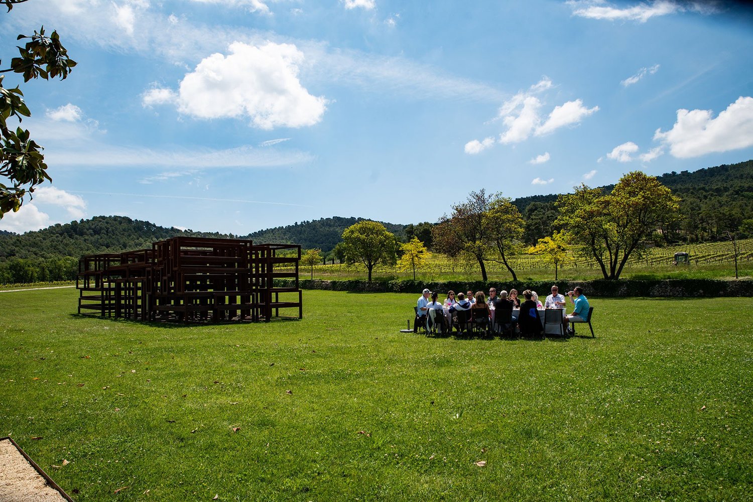 Outdoor destination experience at Château La Coste