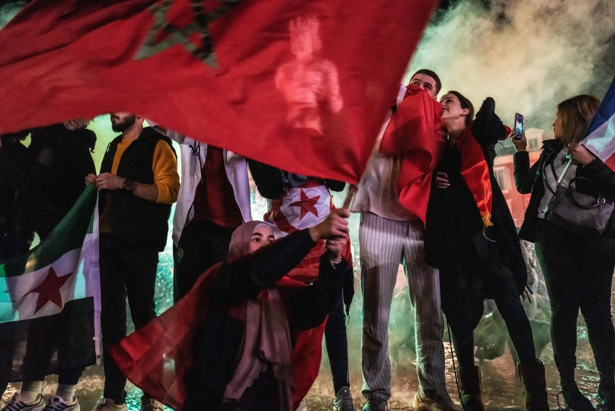 Victoire coupe du monde Maroc  - Nice 2022