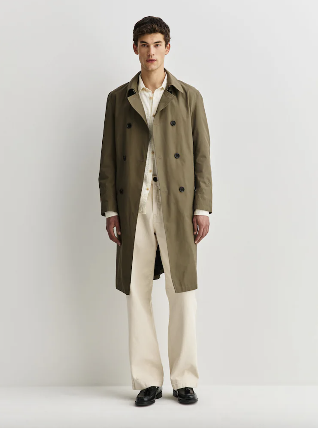 Oliver Spencer Green Albers Coat FL - Y06226.png