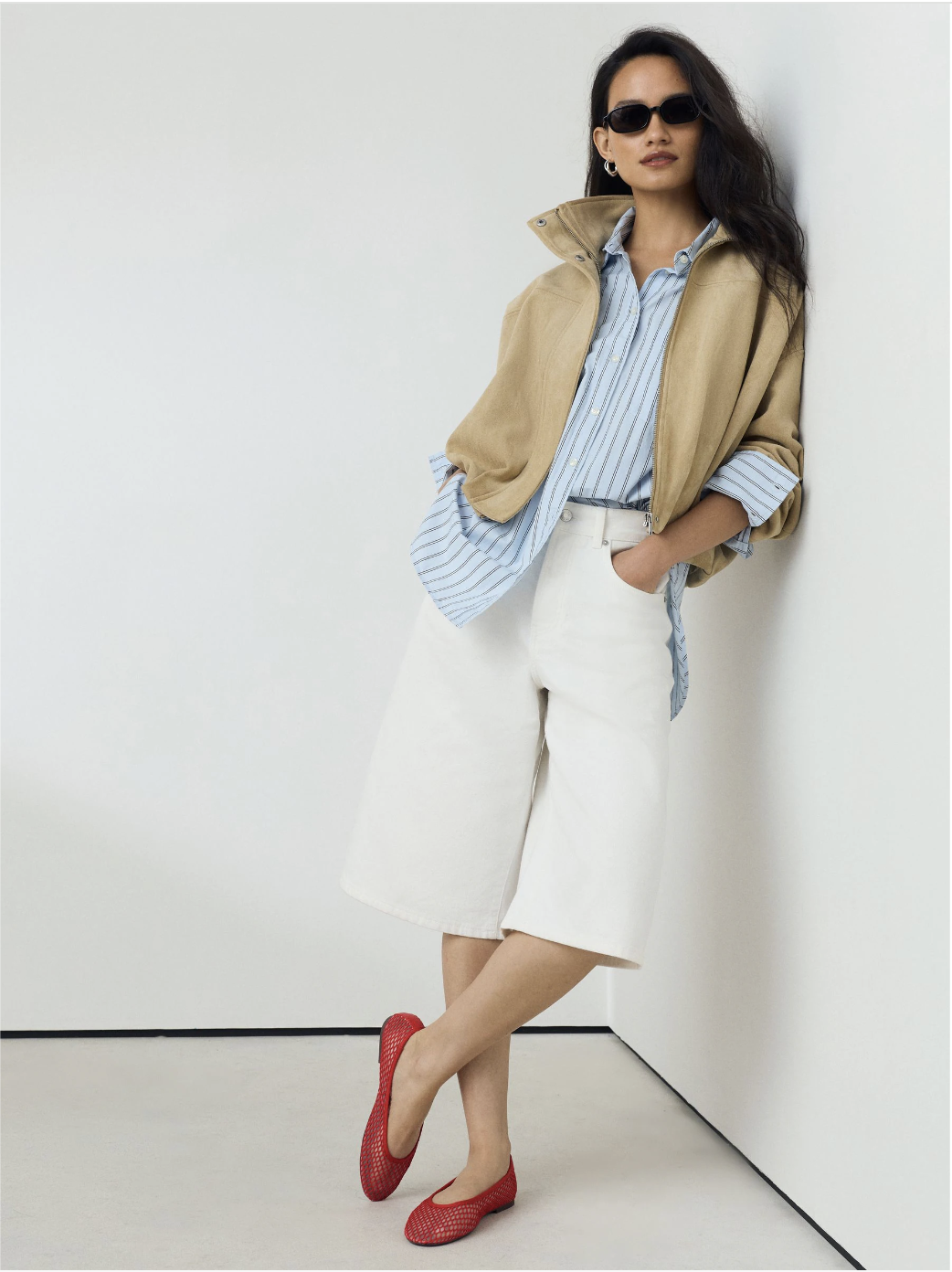 Red Ballerina Flats Q51-648.png
