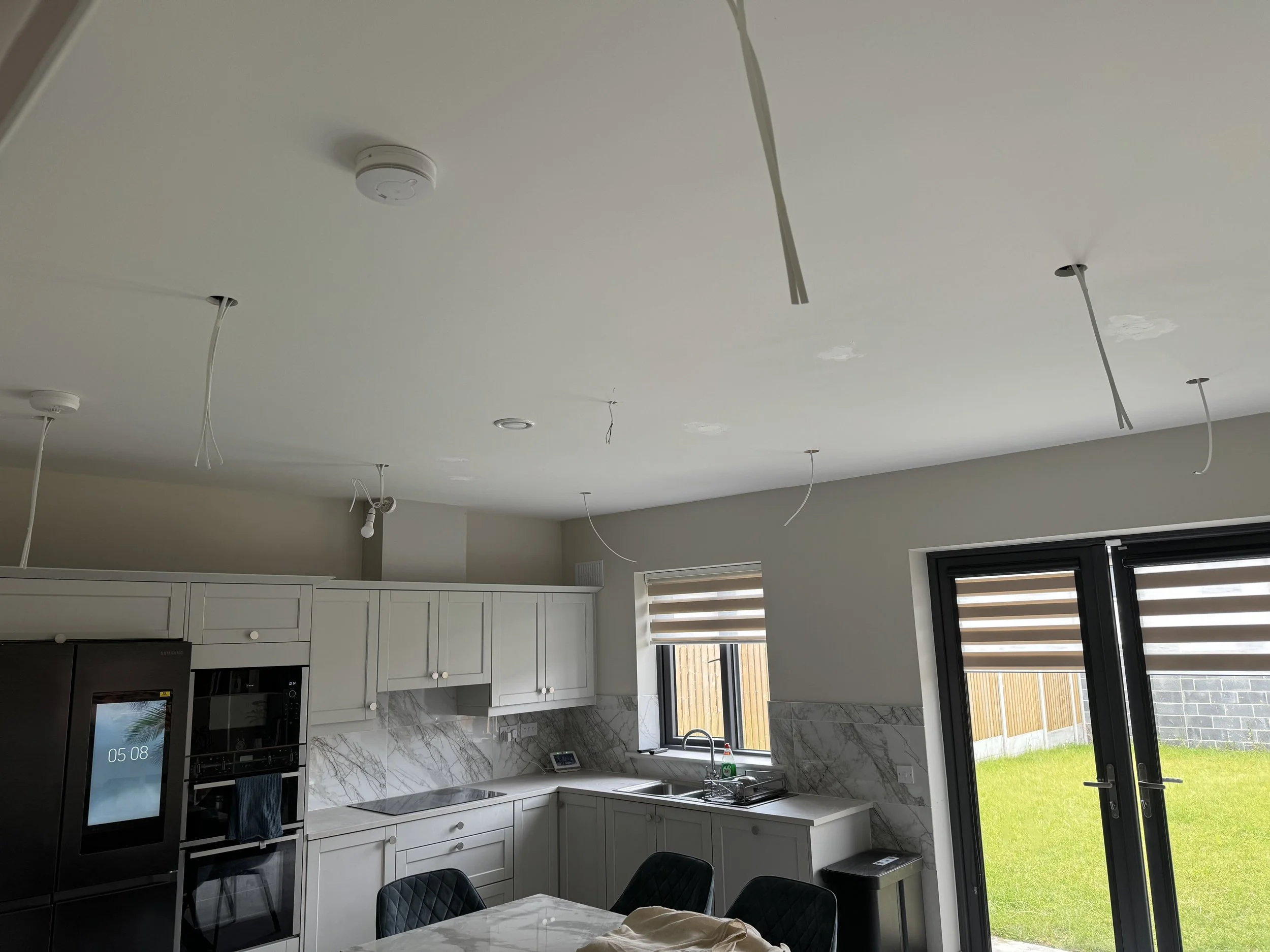 First fix dowm lights in kitchen