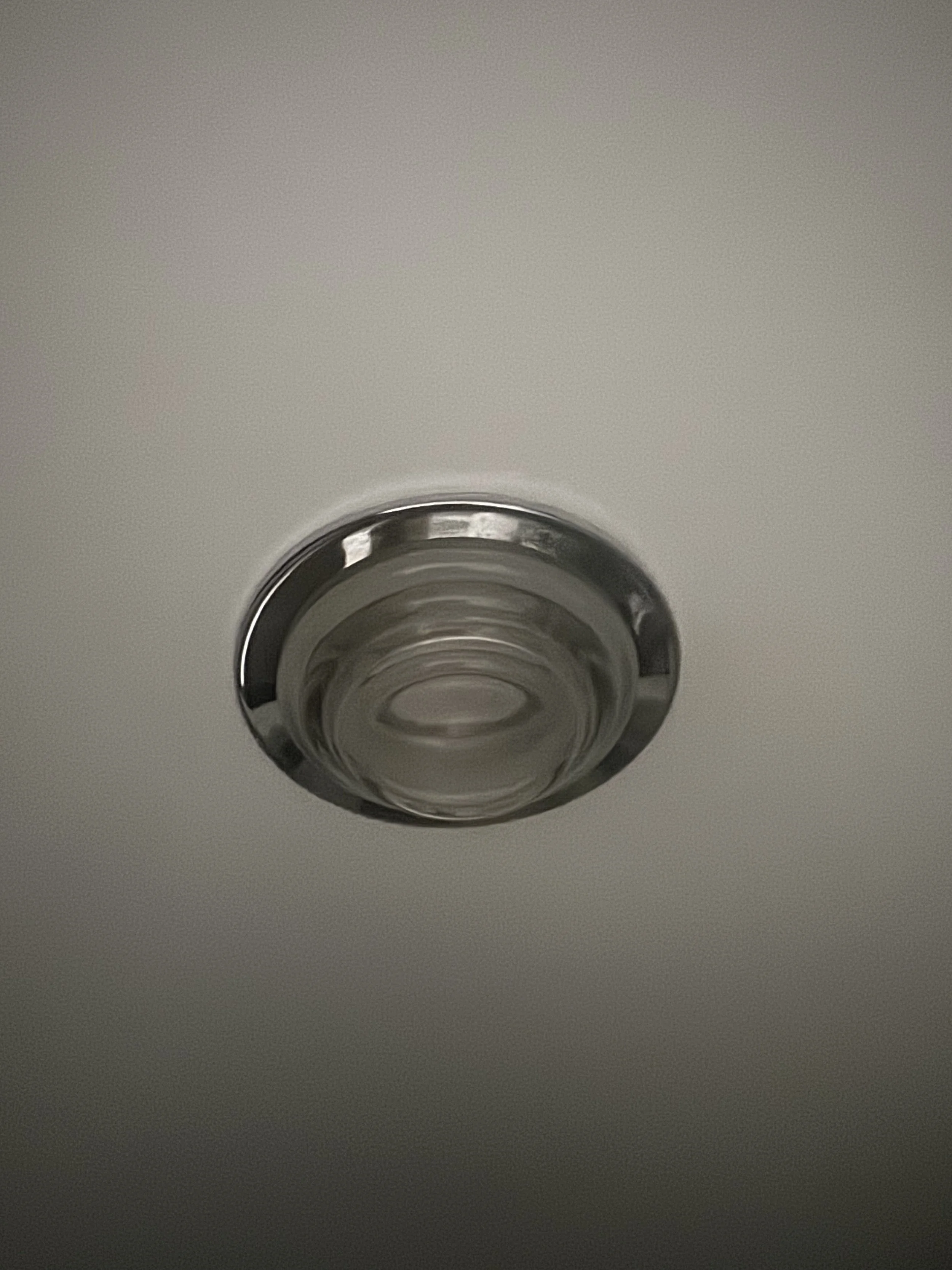 Polished Chrome sealed downlight for shower room/en suite