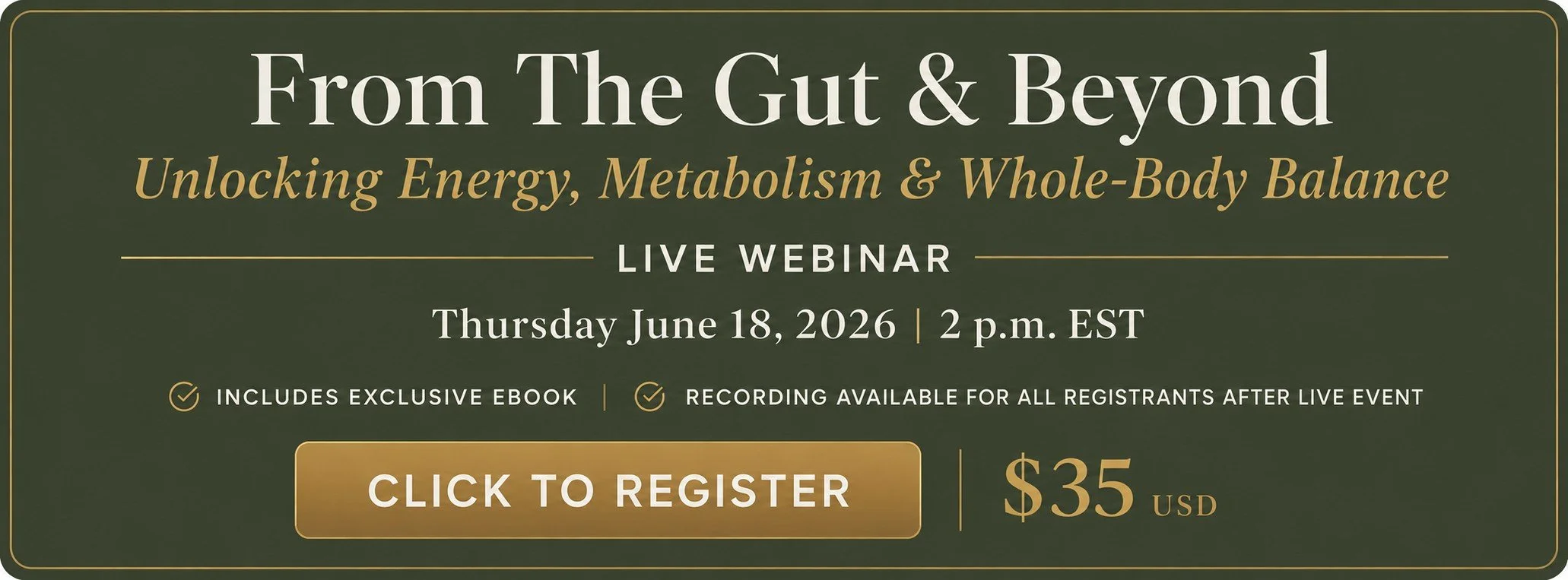Gut Health Webinar