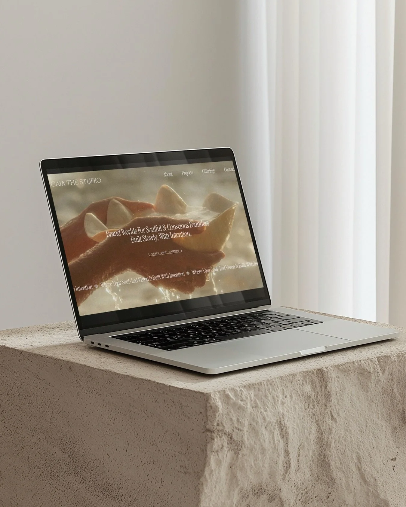 gaia the studio, now with a home online 𖦹 creating brand worlds that go beyond aesthetics, helping businesses connect with the people they&rsquo;re meant for 🤍