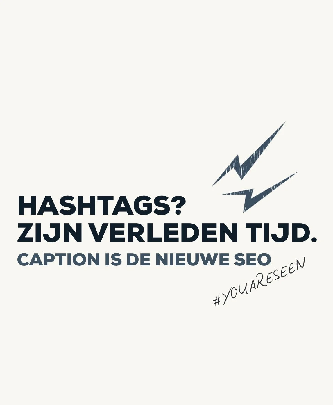 Hashtags zijn #verledentijd.