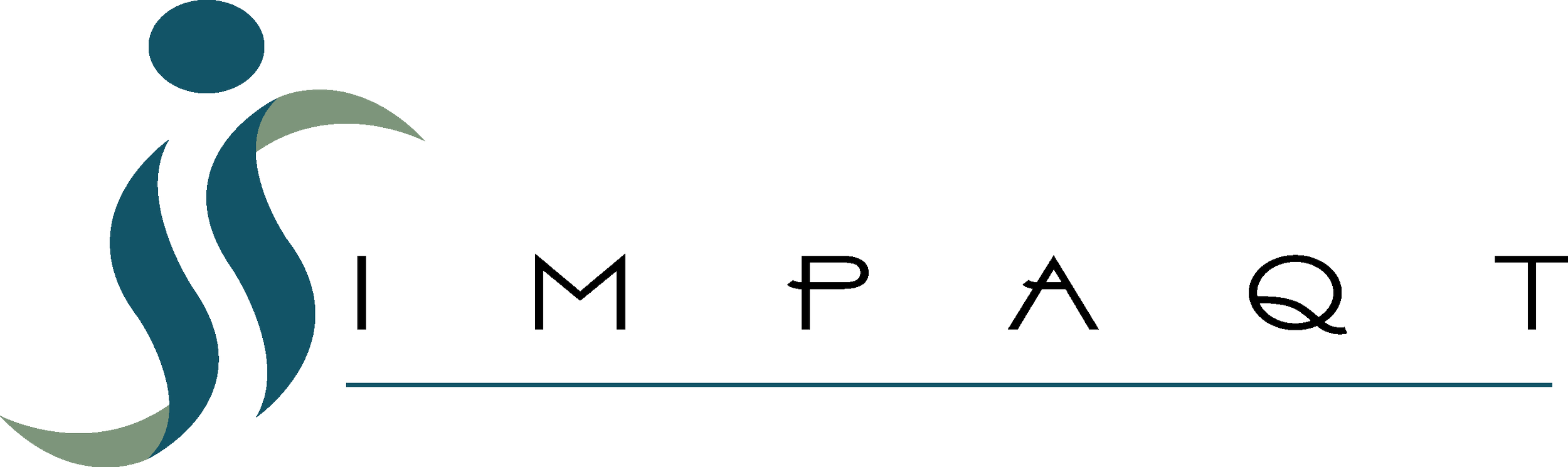 The image features the logo of the IMPACT organization, which includes a stylized design with a circular element on top, abstract curved shapes in shades of blue and green, and the text 'IMPACT' horizontally aligned to the right of the emblem.