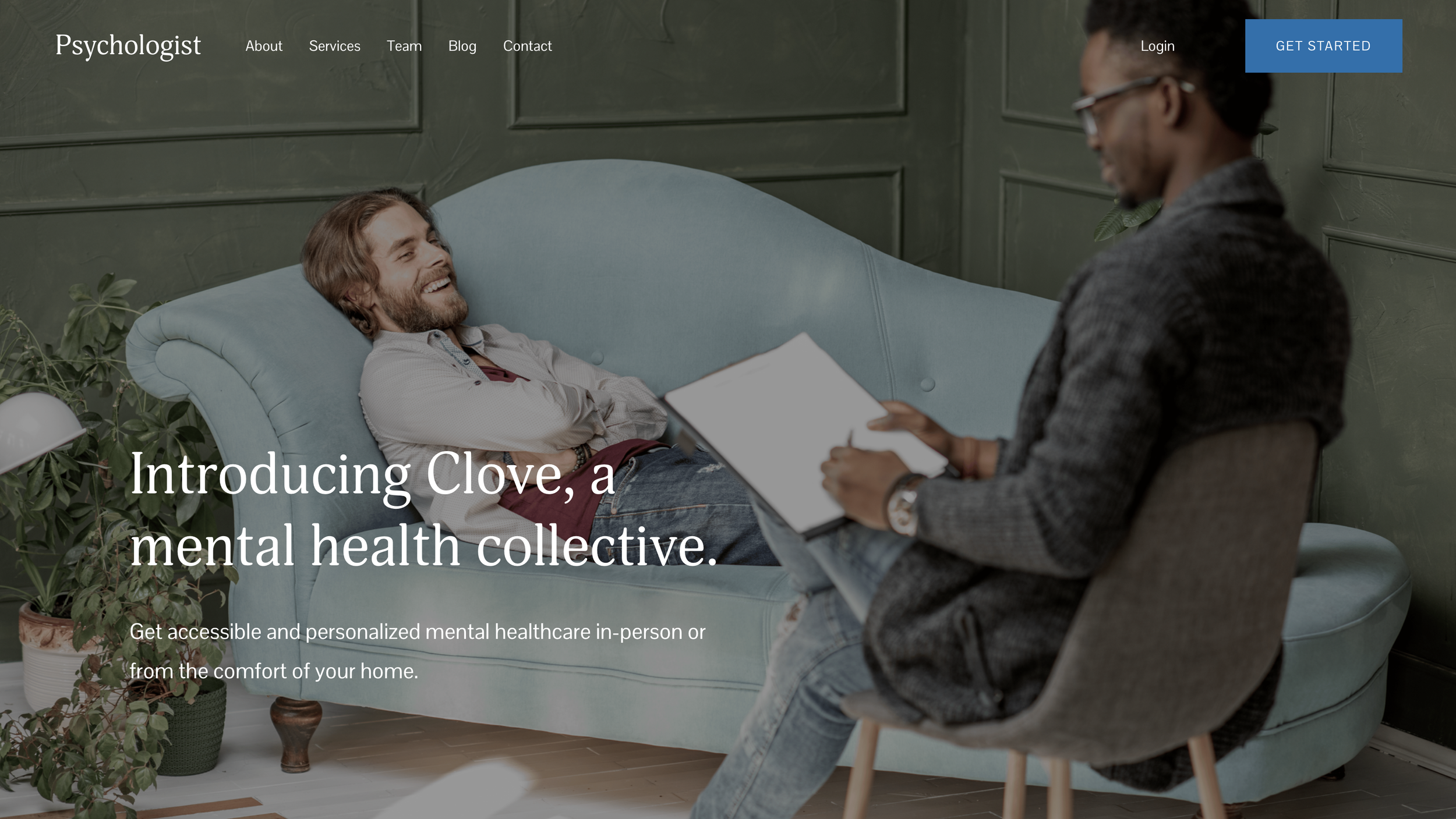 custom psycologist clinic website design developed by B&T Development