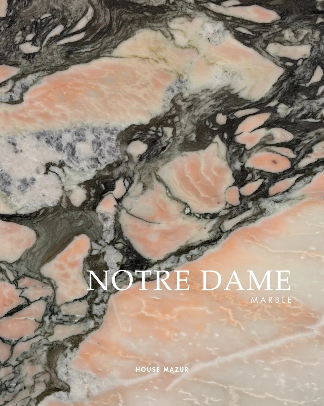 Notre Dame Marble.

Highly expressive stones like this require restraint.

Not every surface needs to be wrapped, bookmatched or turned into a feature. Often, the strongest applications come from knowing where to stop.

With heavily figured marbles, 