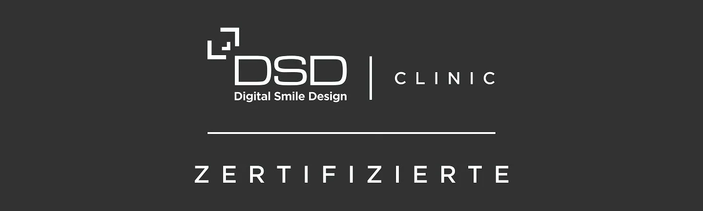 Zahnärzte im Kaisersaal Digital Smile Design (DSD) Zerifikat. Unsere Praxis ist die einzige offiziell von Digital Smile Design (DSD) zertifizierte Klinik in Berlin.