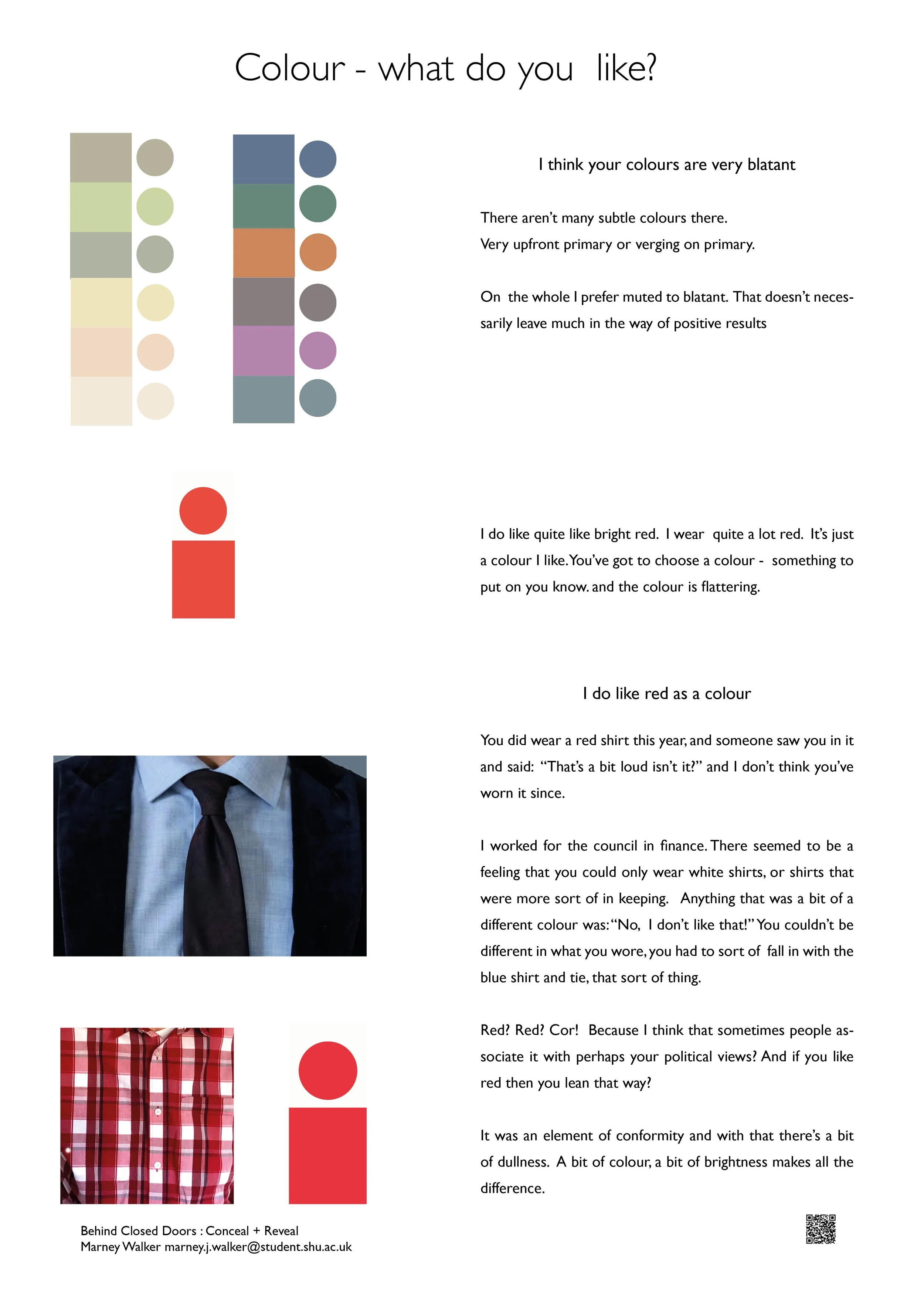 I know what I like: colour