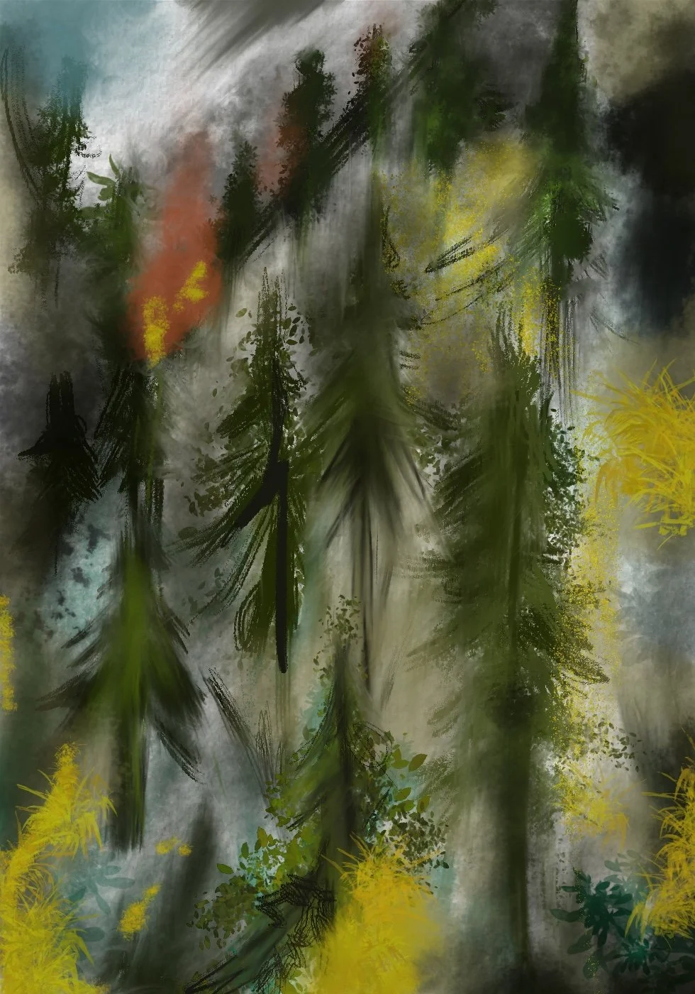 California Burning; Digital Study