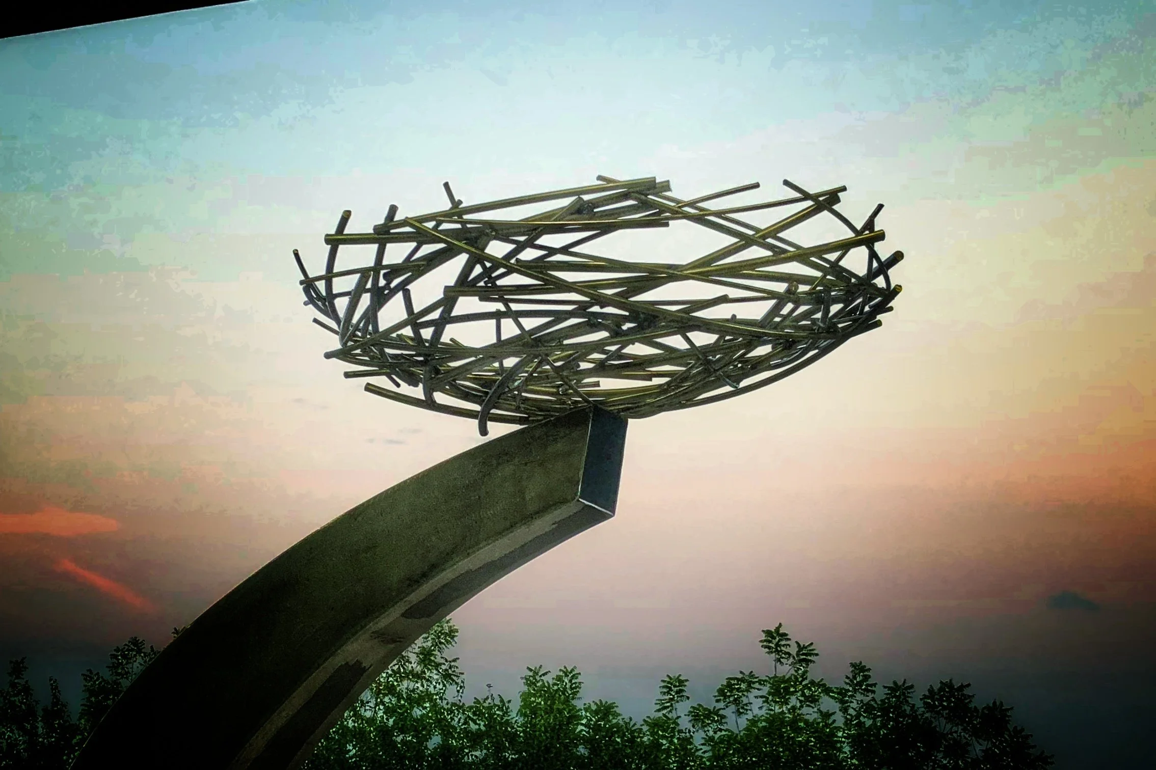 Icarus nest close up 