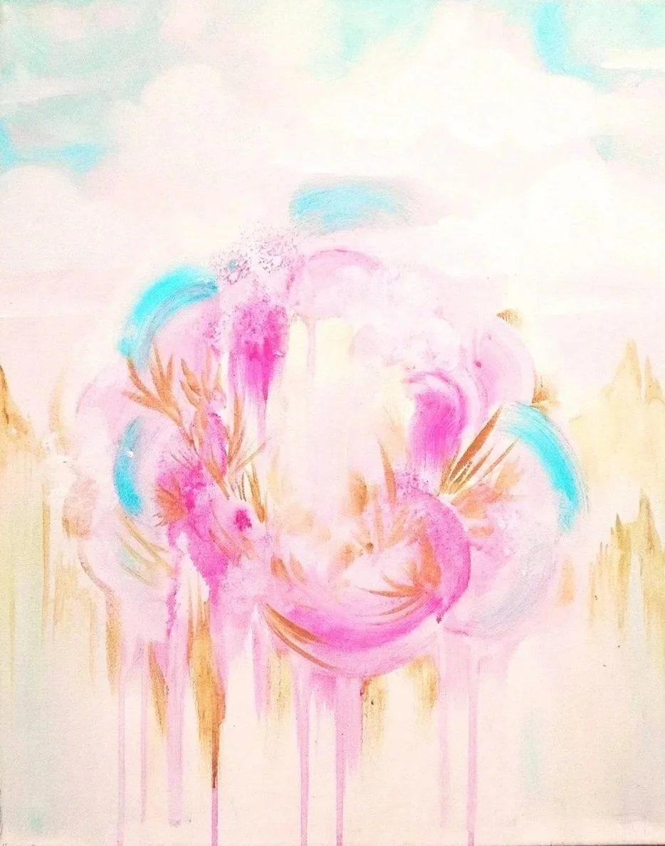 Dreamin'
Acrylic on canvas; 16" X 20"