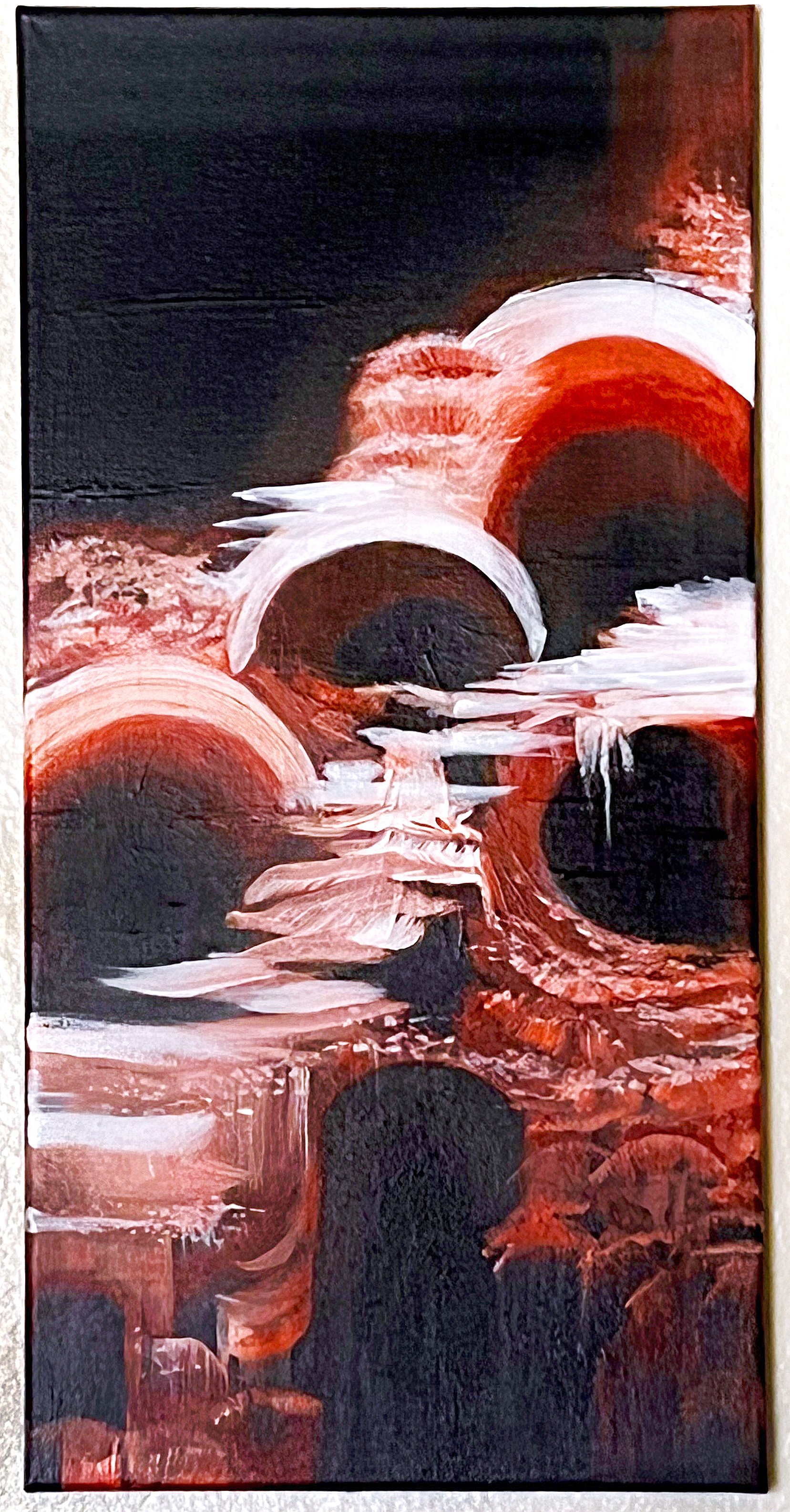 Is There Life on Mars?:
Acrylic on canvas; 10" X 20"