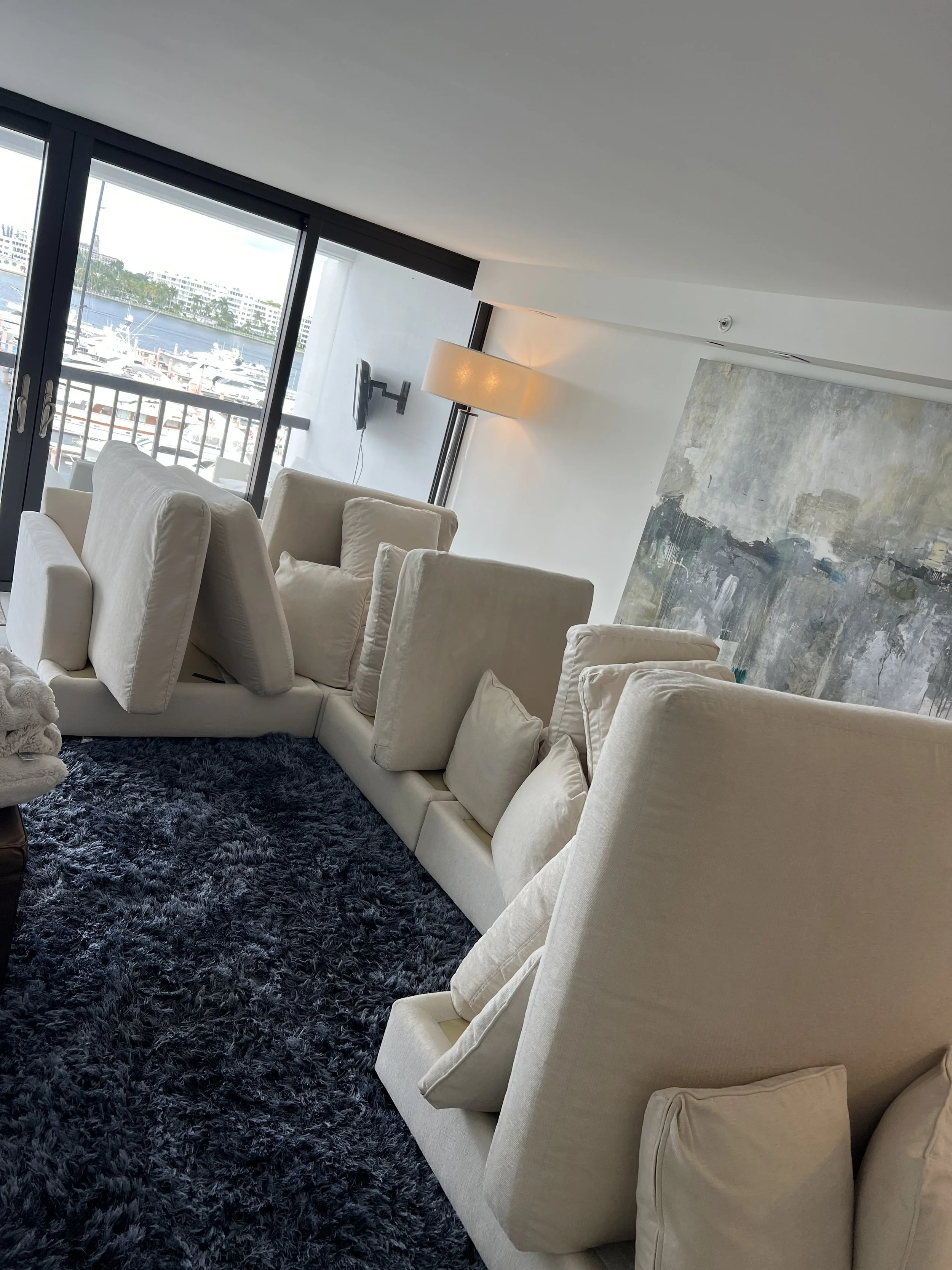 Clover Cleaning providing professional furniture and upholstery cleaning services for homes and businesses from Miami through Martin County in South Florida.