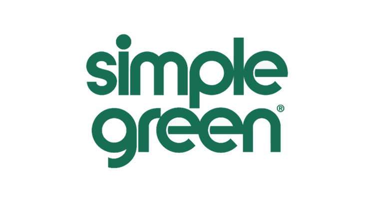 Logo with the words "simple green" in green lowercase letters.