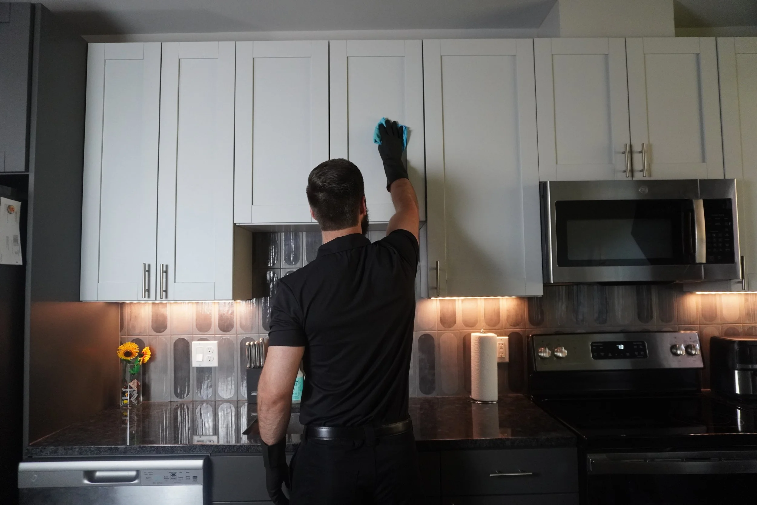 Professional kitchen cleaning service by AD Clean & Shine in the DMV area.