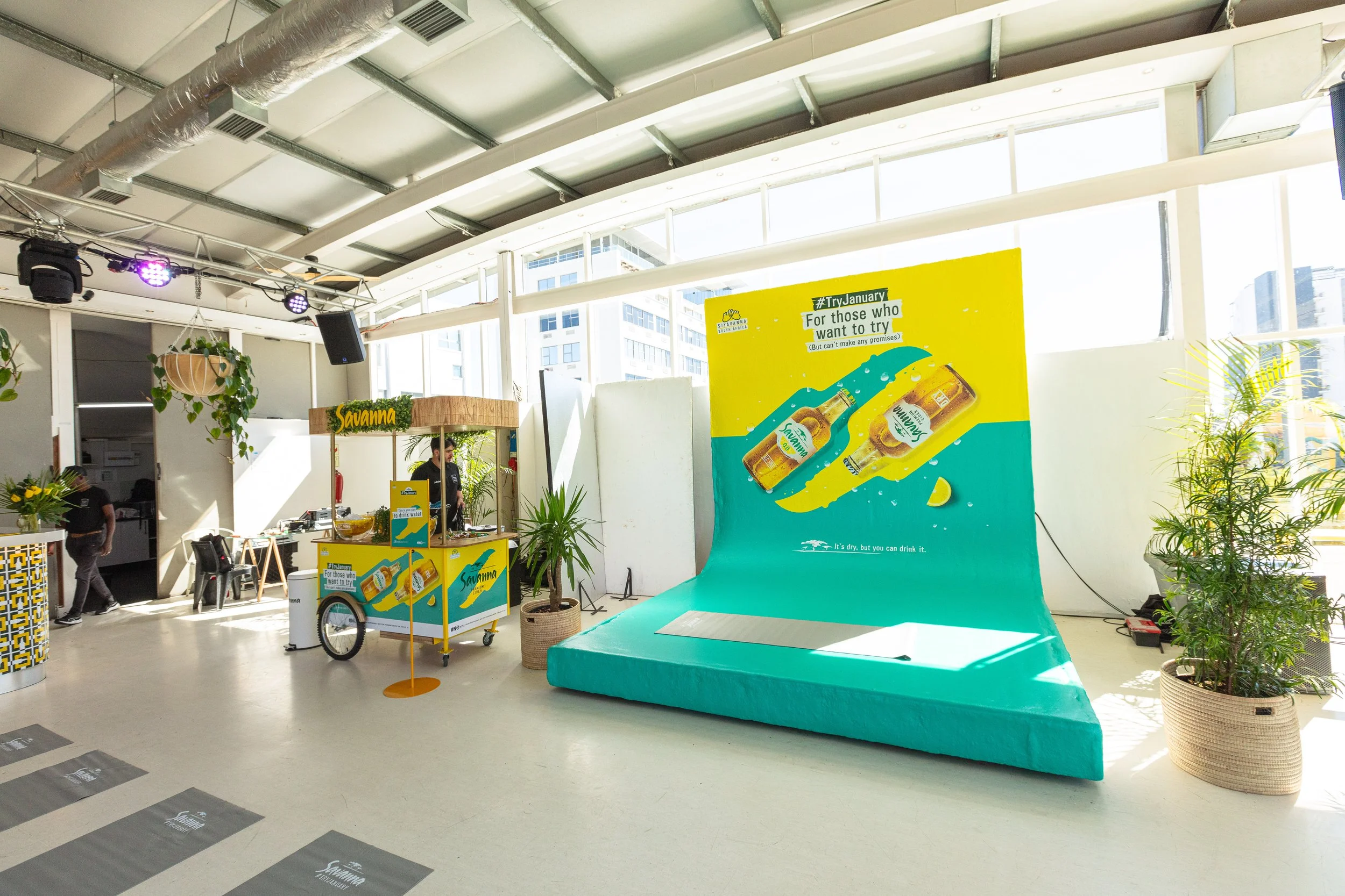 Savanna Try January Experiential Campaign