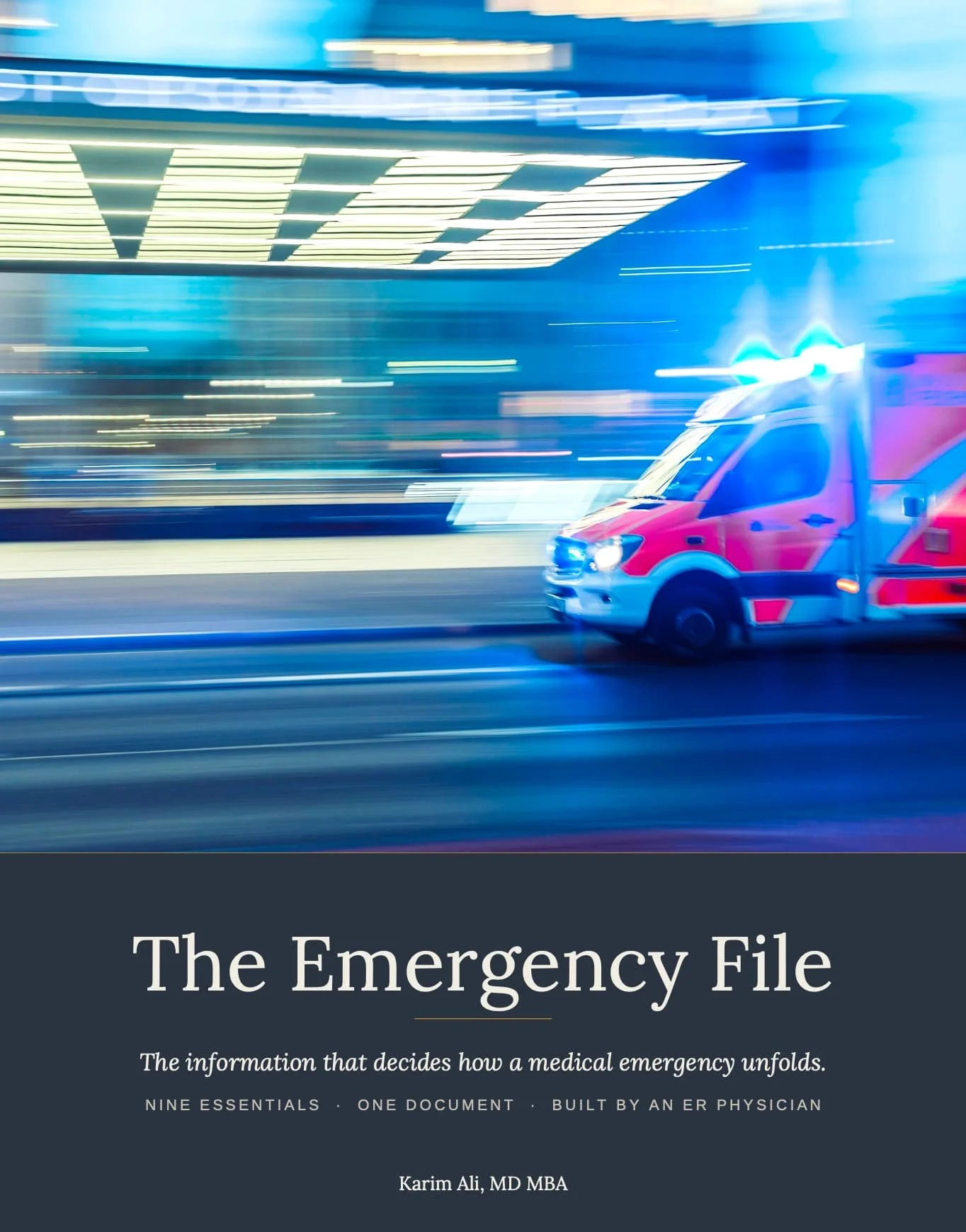 image of an ambulate on a pdf file cover