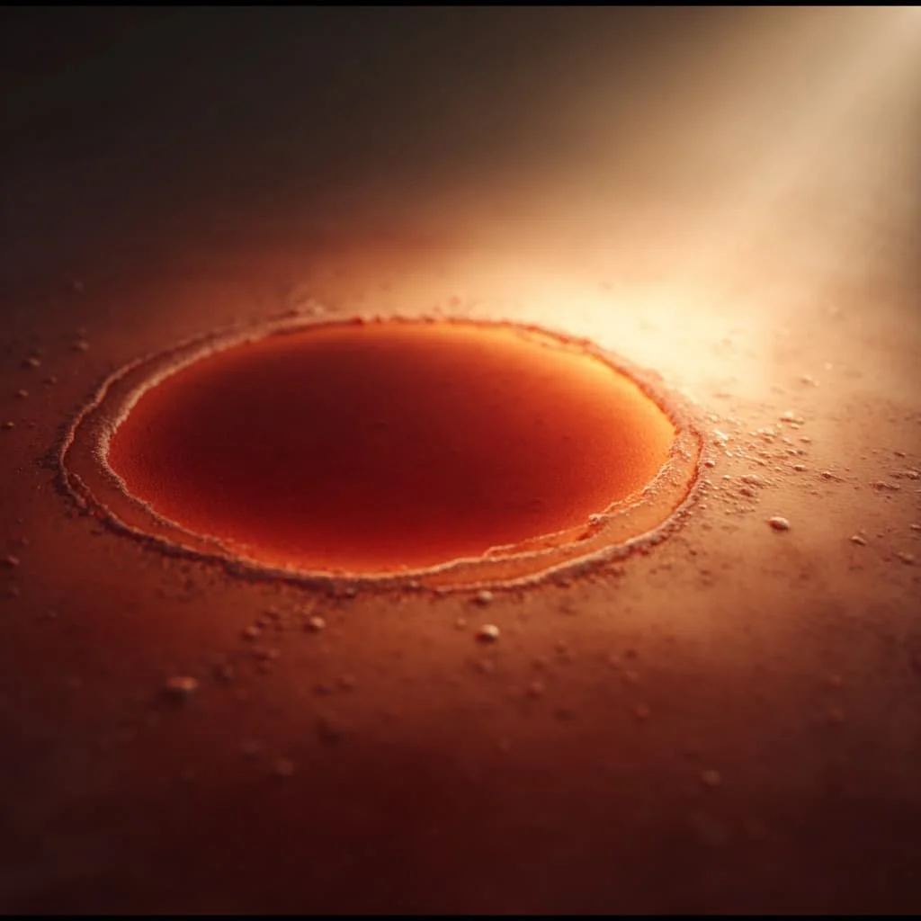 Illustration of a localized purulent fluid collection beneath the skin, representing an abscess