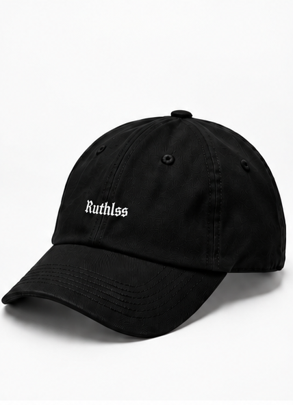Ruthlss Gothic Logo Black Cap