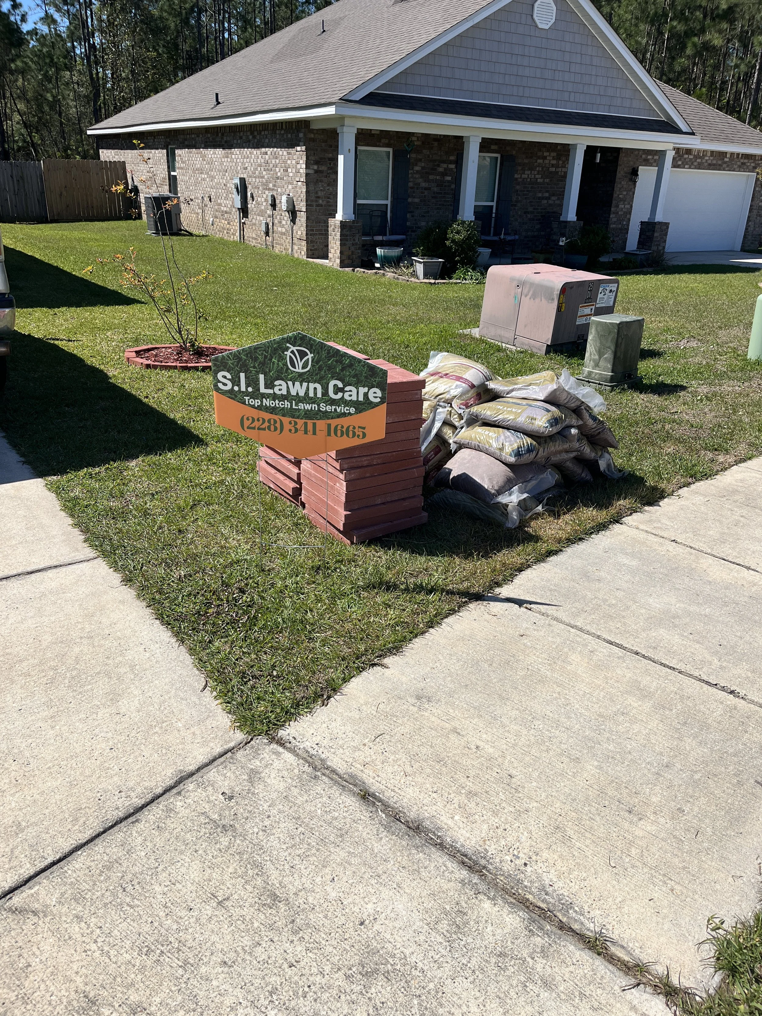 Professional grade materials for installing a paver patio in Gulfport, Ms