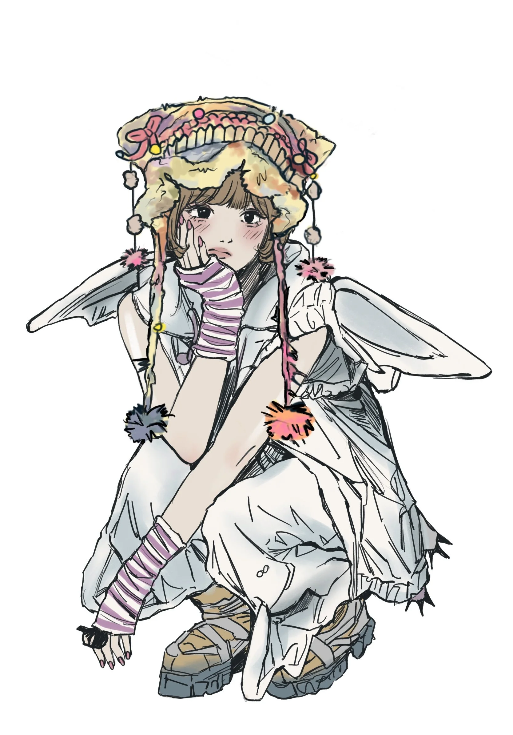 Poses study
Procreate
04/2025