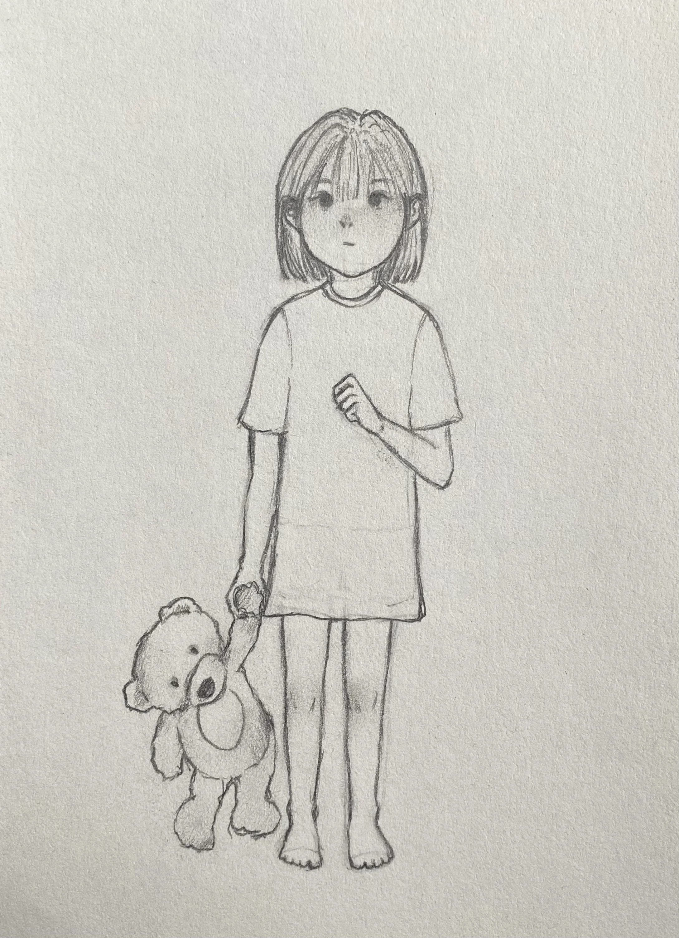 Character design sketch
Pencil on paper
12/2023