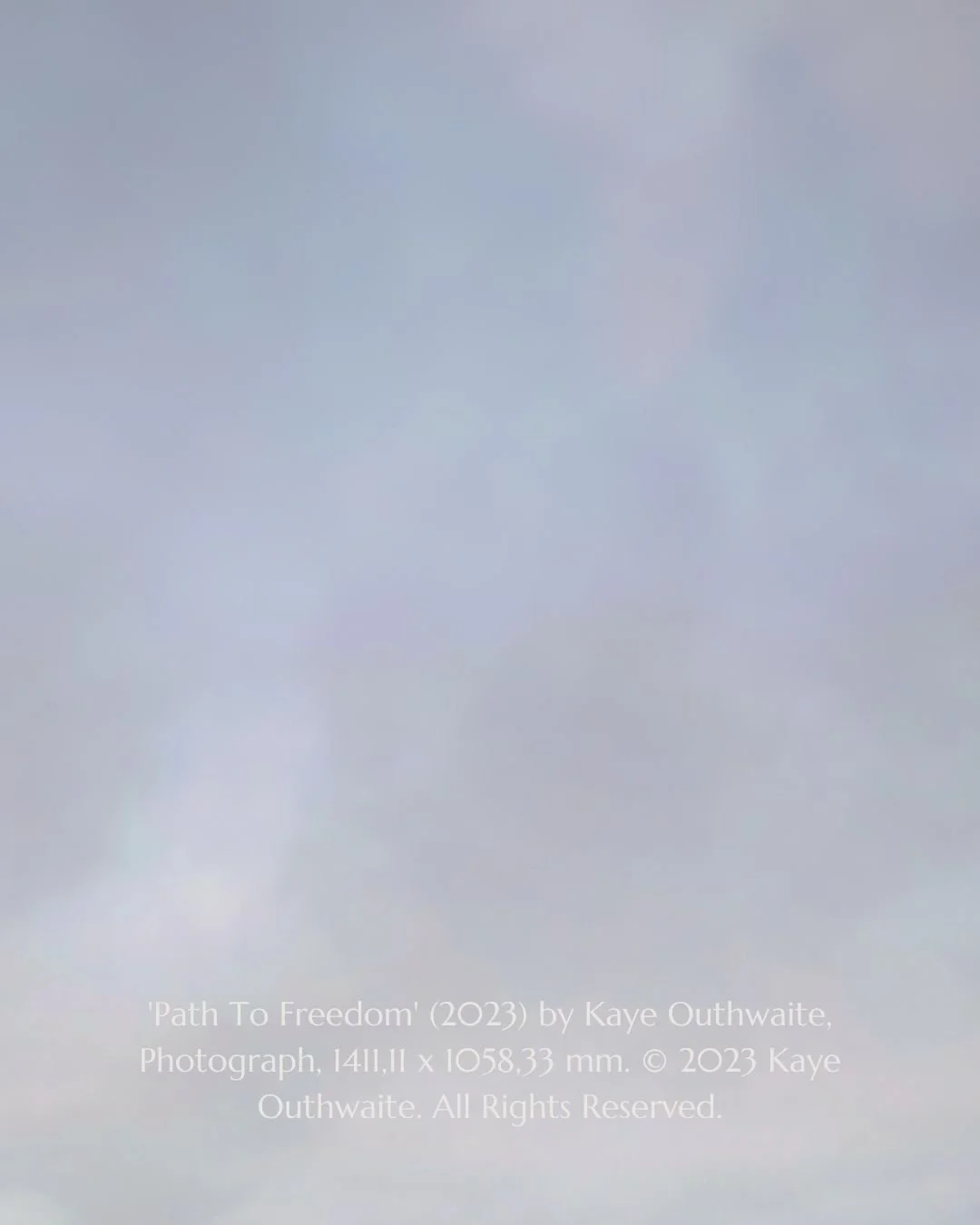 Close-up detail of 'Path To Freedom' landscape photograph