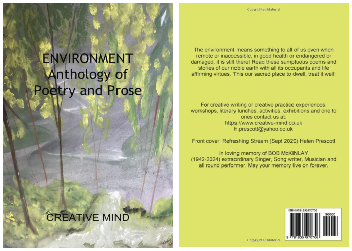 Cover image referencing 'Stomping Ground', a short story by Kaye Outhwaite published in ENVIRONMENT: Anthology of Poetry and Prose