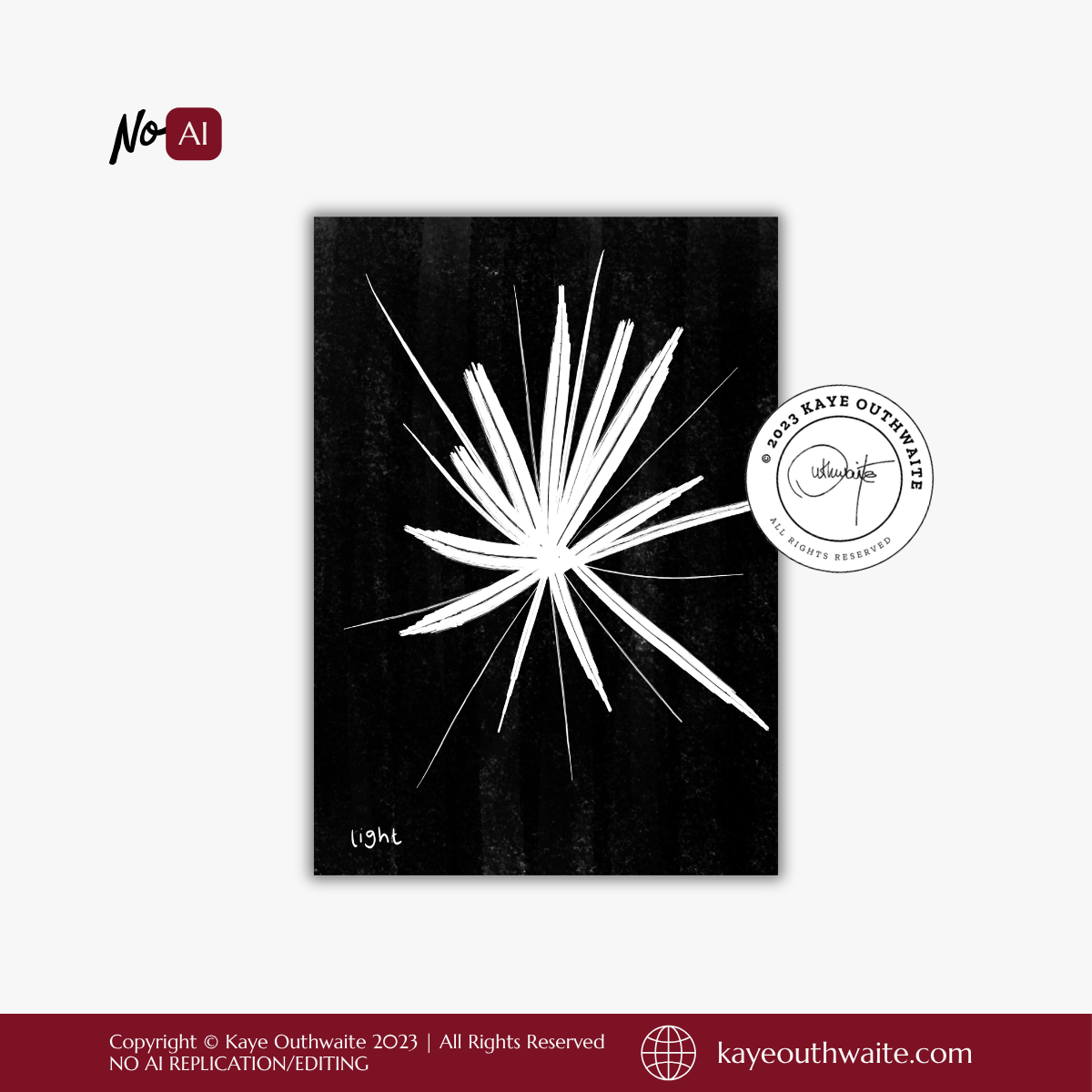 Illustration depicting sensory experience of light in 'How it Feels to be Autistic' zine