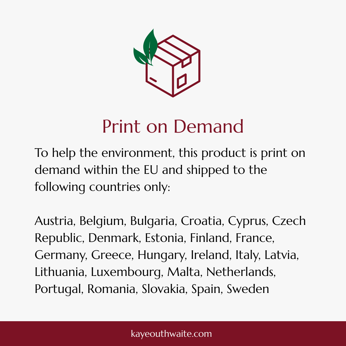 Diagram showing canvas print-on-demand production process