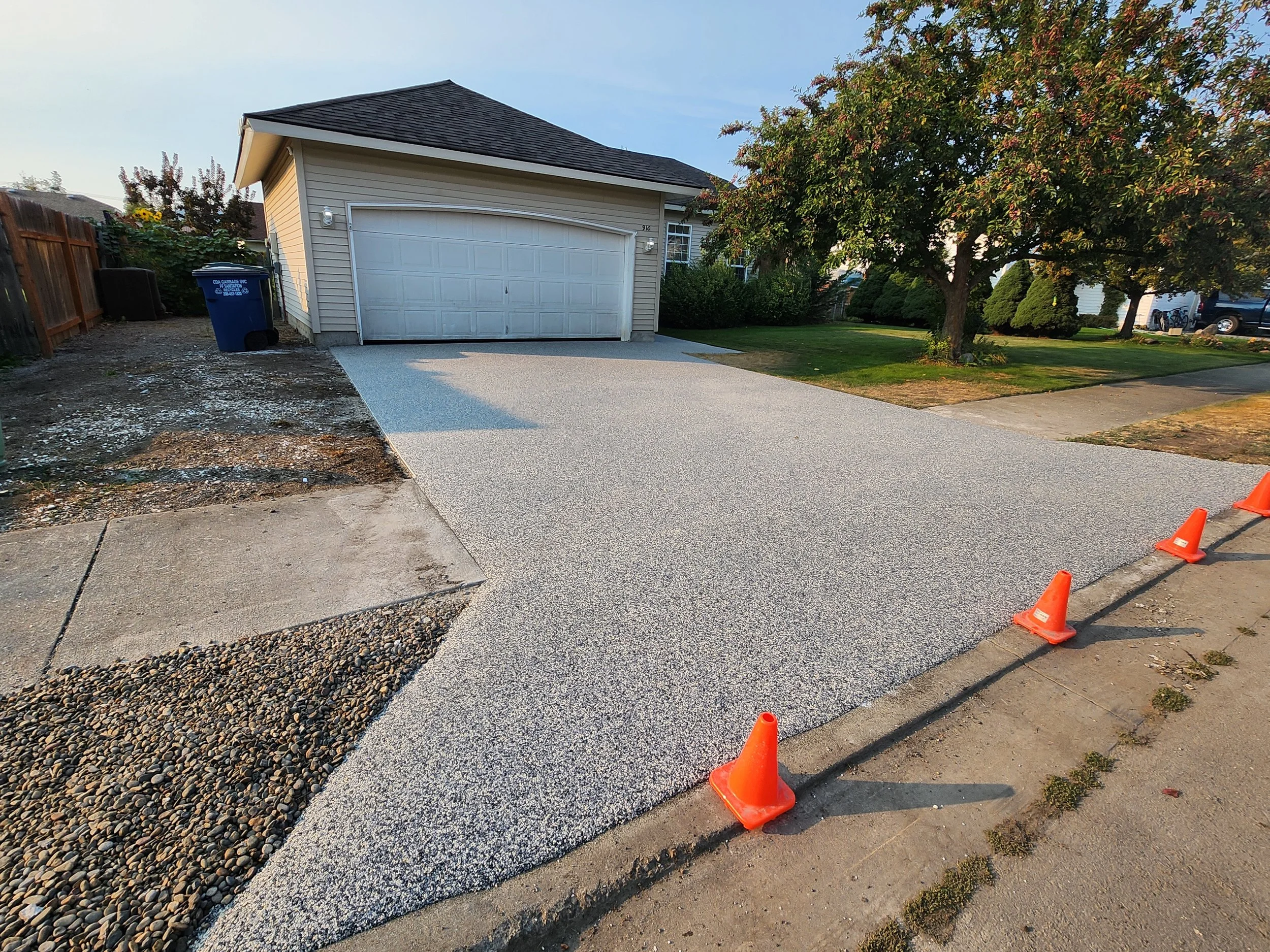 Stone driveway installation in Cleveland, Ohio