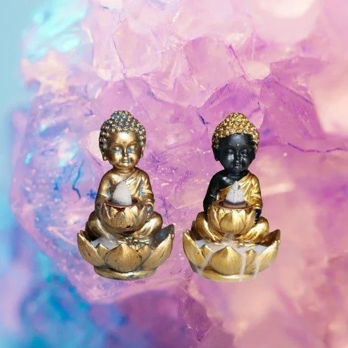 Buddha & Lotus Flower Backflow Burner