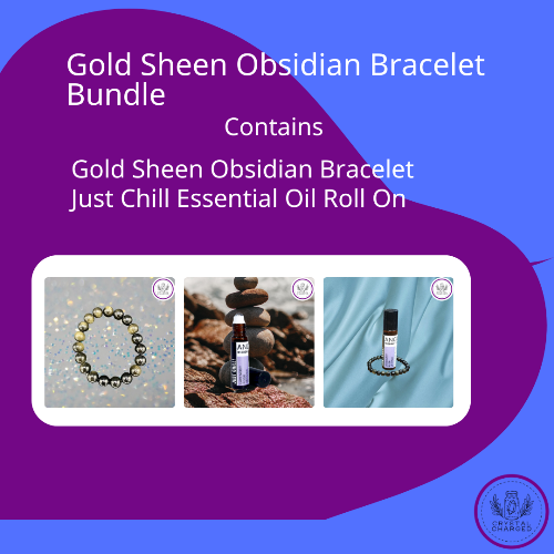 Gold Sheen Obsidian Bracelet Bundle 32
