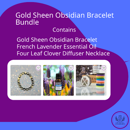 Gold Sheen Obsidian Bracelet Bundle 23