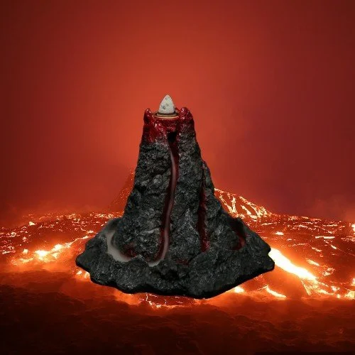 Volcano Backflow Burner