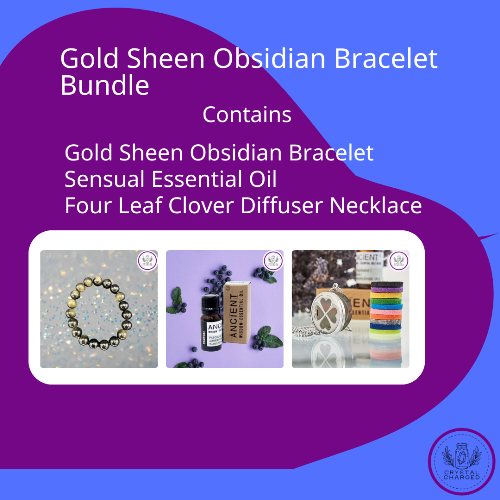 Gold Sheen Obsidian Bracelet Bundle 28