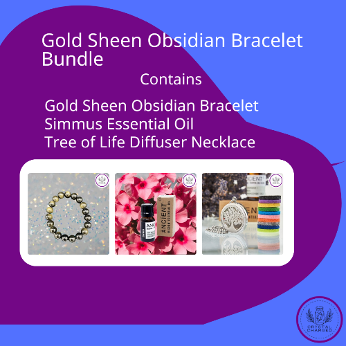 Gold Sheen Obsidian Bracelet Bundle 58