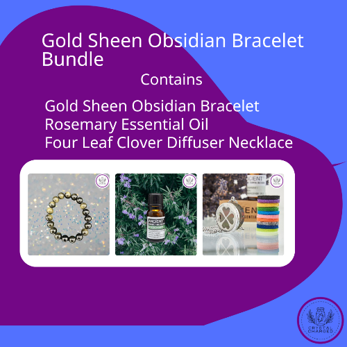 Gold Sheen Obsidian Bracelet Bundle 27